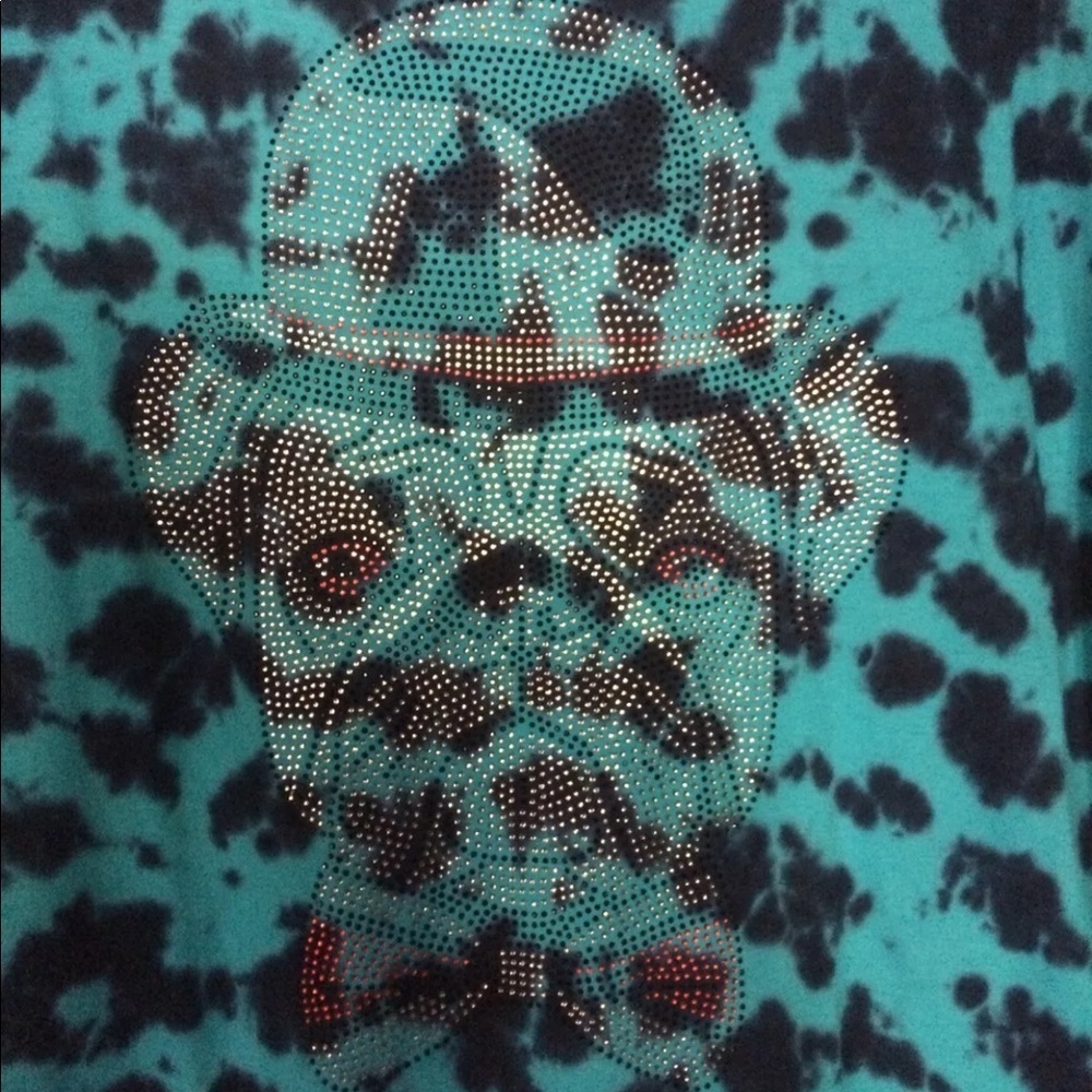 NWT Tie Dye Bulldog T-shirt M